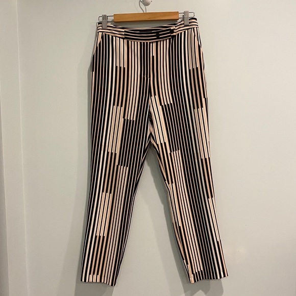 Topshop Pants - Topshop Striped Cigarette Pants